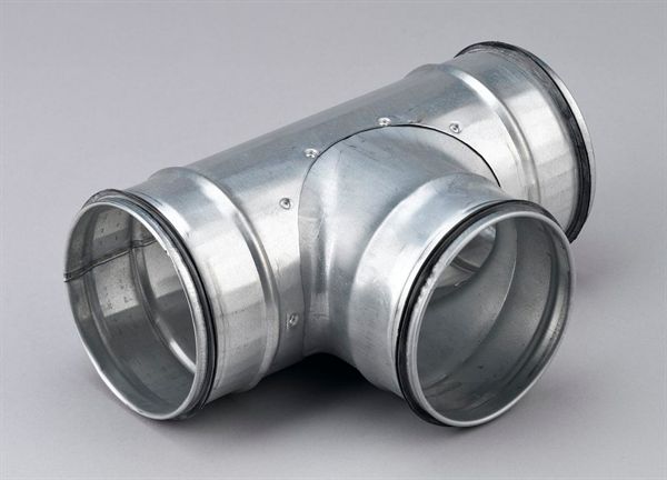 Duka metal T-stykke DTCPU Ø100mm