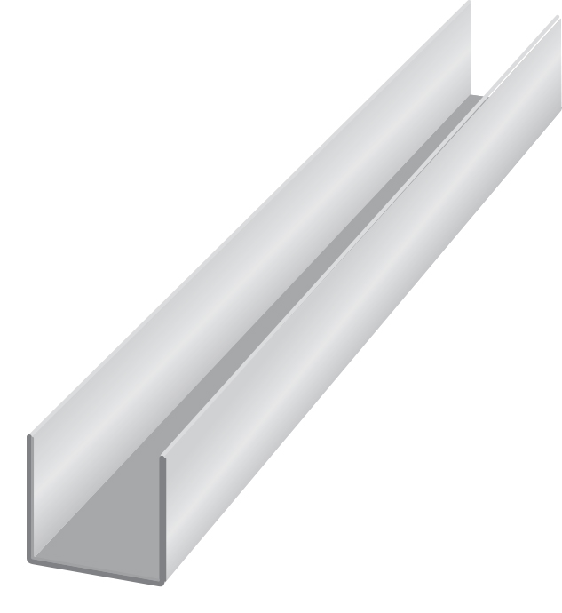 0,6mm Knauf vægskinne ud profil - 2,8x360cm