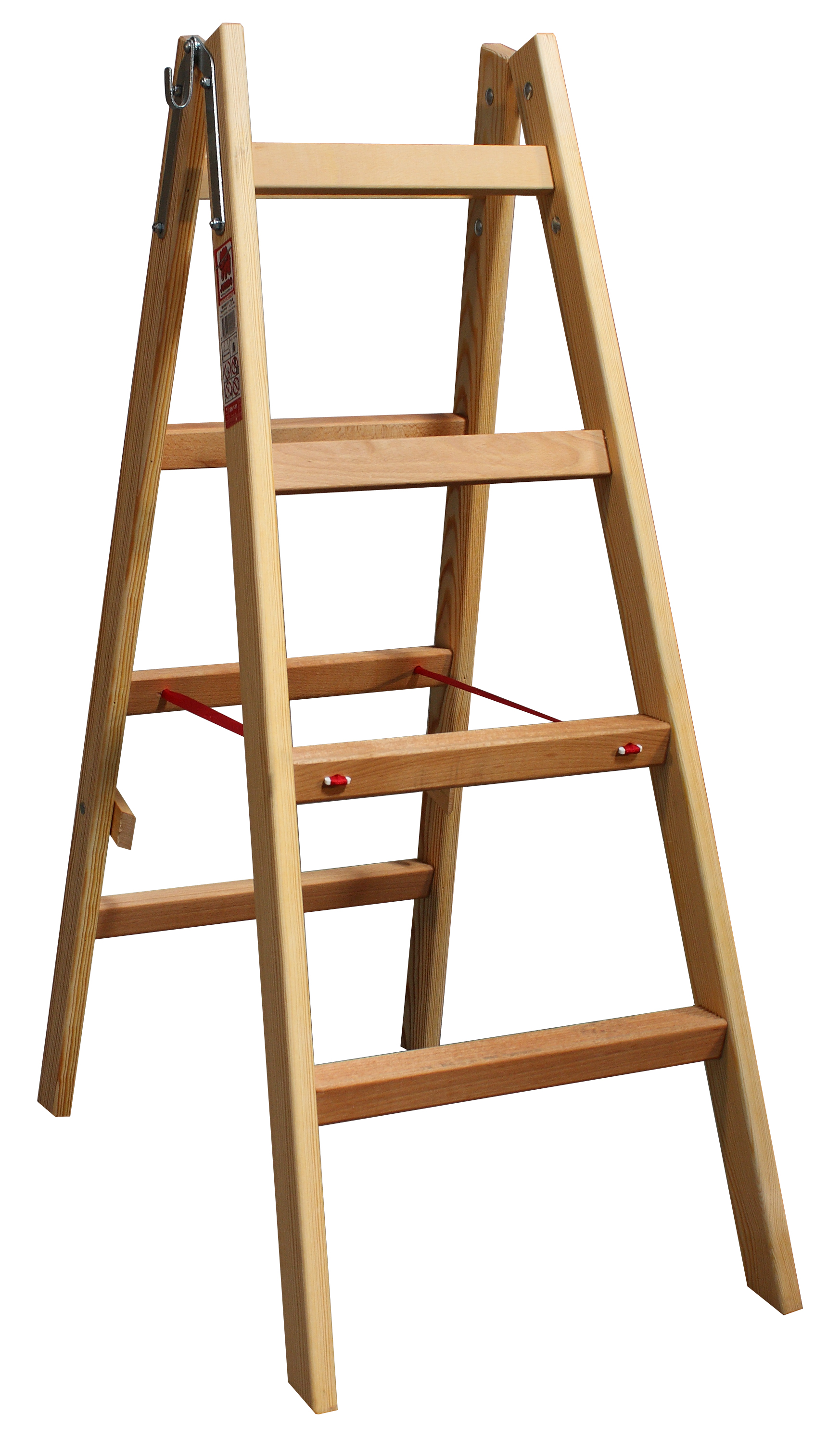 Jumbo Wienerstige i Træ - 2x4 trin massiv proff 11cm