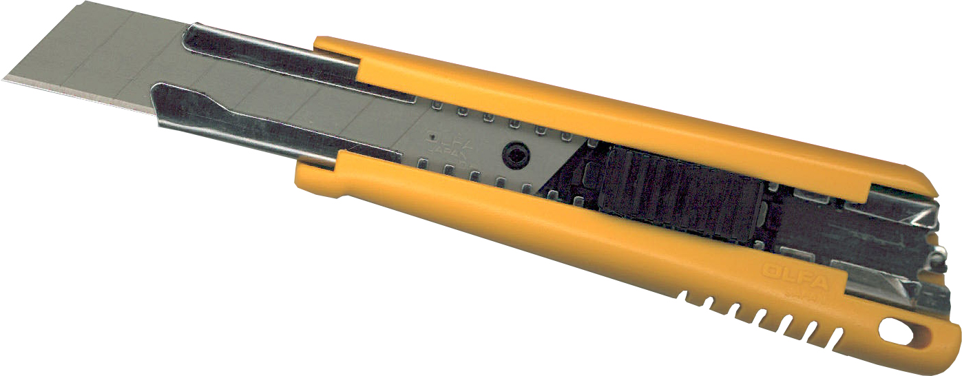 EXL Bræk-af Kniv 18mm Olfa m/skydelås