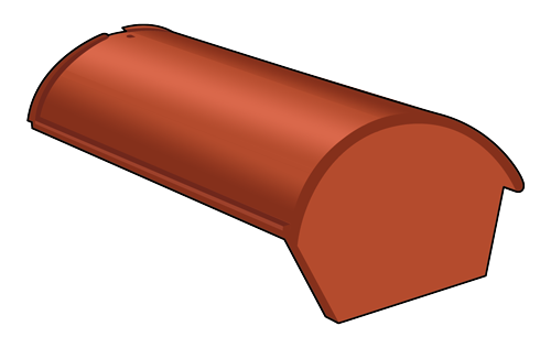 Højslev Rygningssten Start Rød