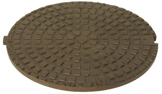 Duco dæksel 40t med lås til serie - Ø400/425