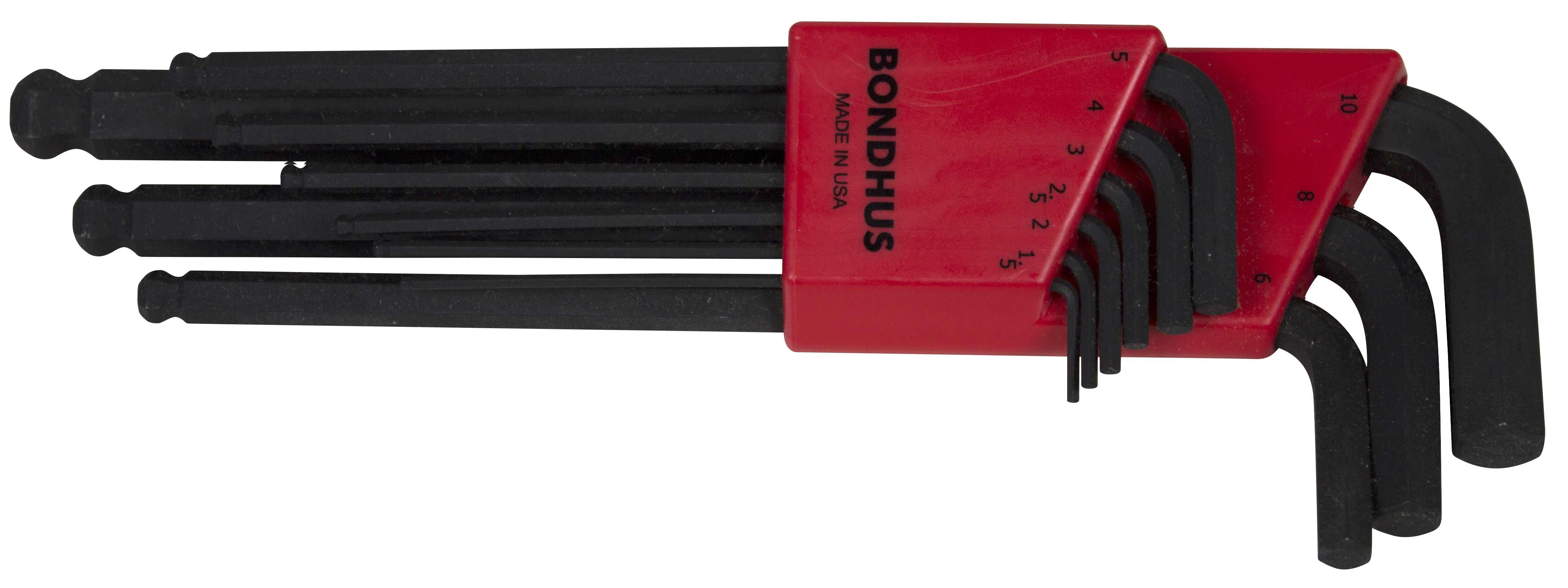 Unbraconøgle sæt BLX9M  9 dele m/kugle 1,5-10,0mm