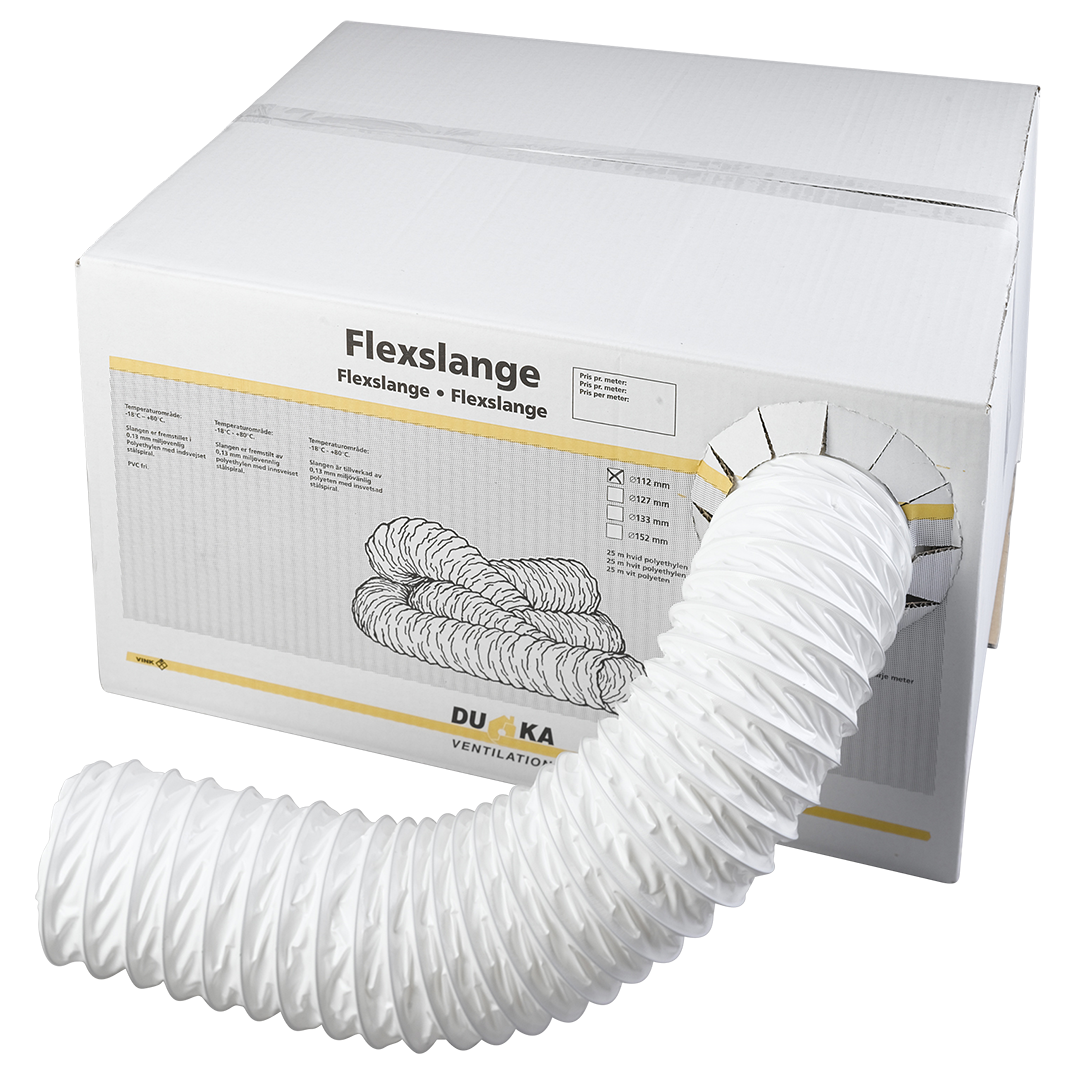 Duka flexslange PE 162mm x 15m