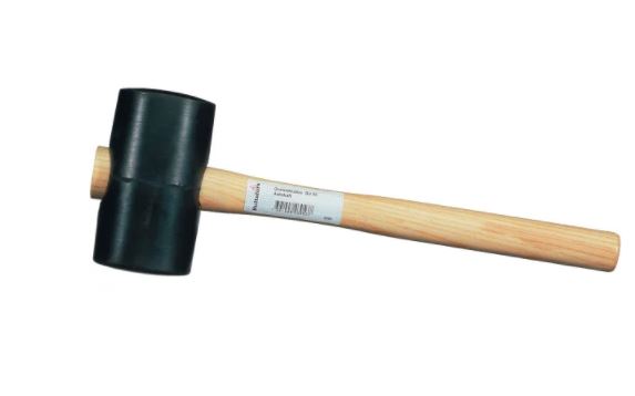 Hultafors Gummihammer - Ø55mm. Hammeren vejer 300 gram.