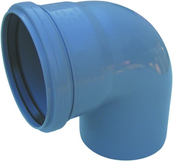 Afløbsbøjning 40 mm x 87° grå