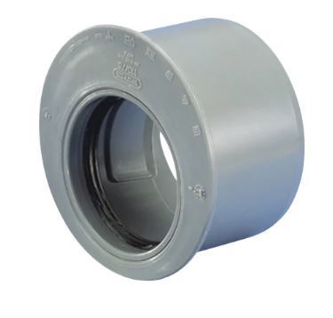 Afløbsreduktion 50 x 40 mm grå