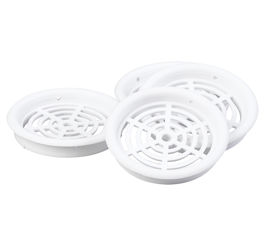 Duka skabsrist 61.1 hvid Ø43mm