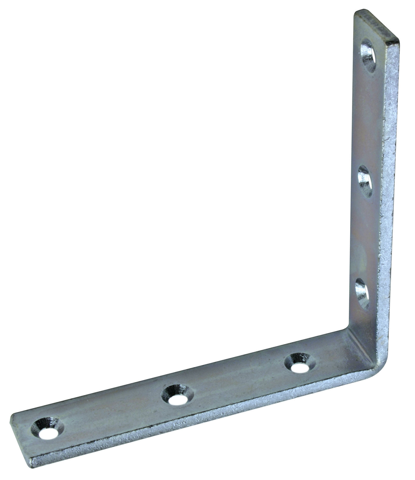 PN vinkeljern galvaniseret blå - 153x26x5mm