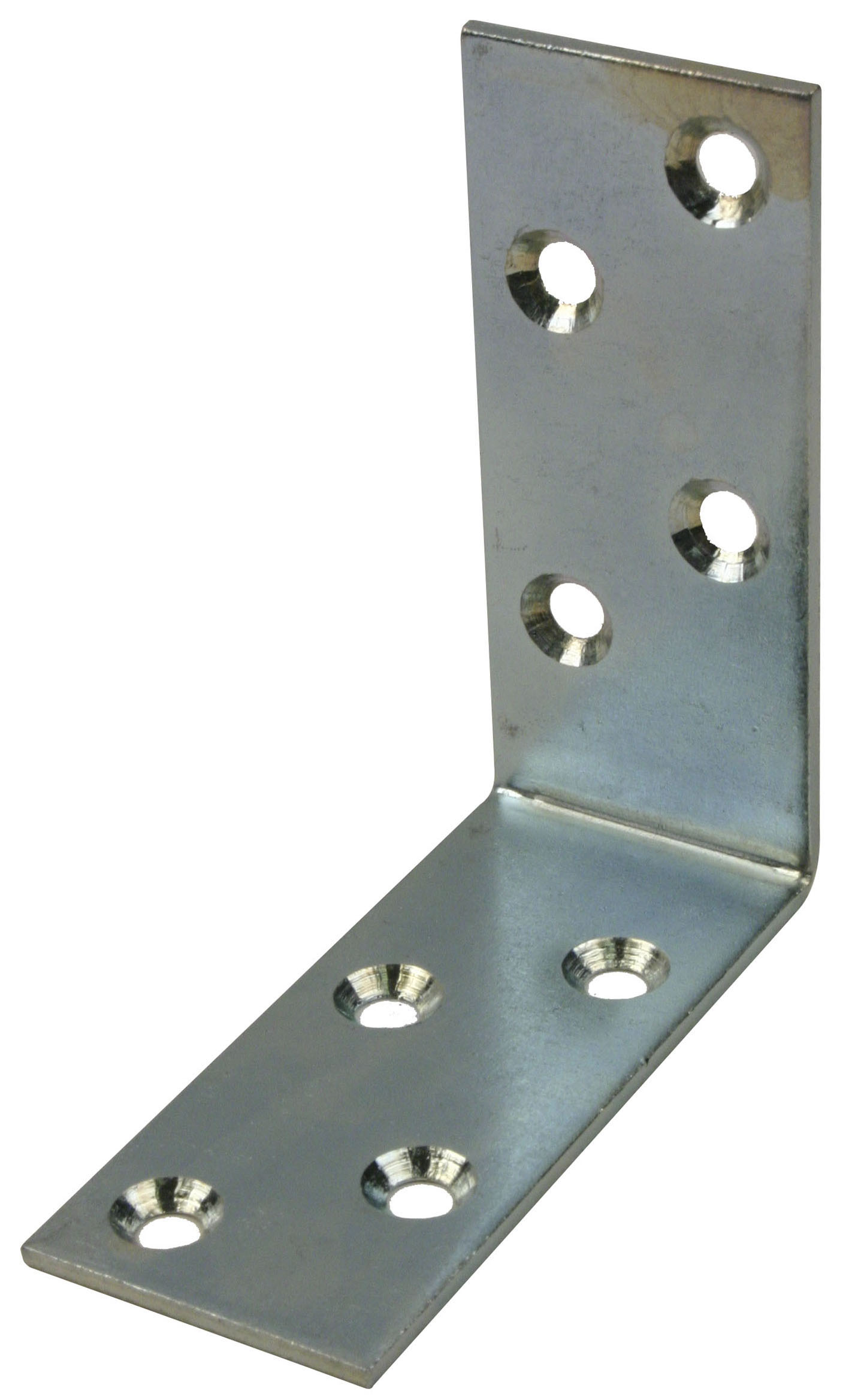 PN vinkeljern galvaniseret blå - 98x38x2,5mm