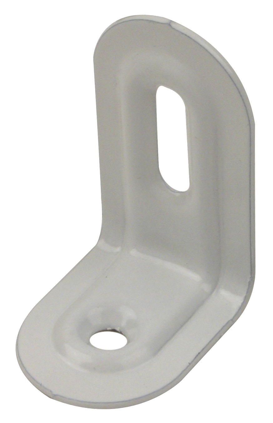 PN riglejern pulverlakeret hvid - 23mm