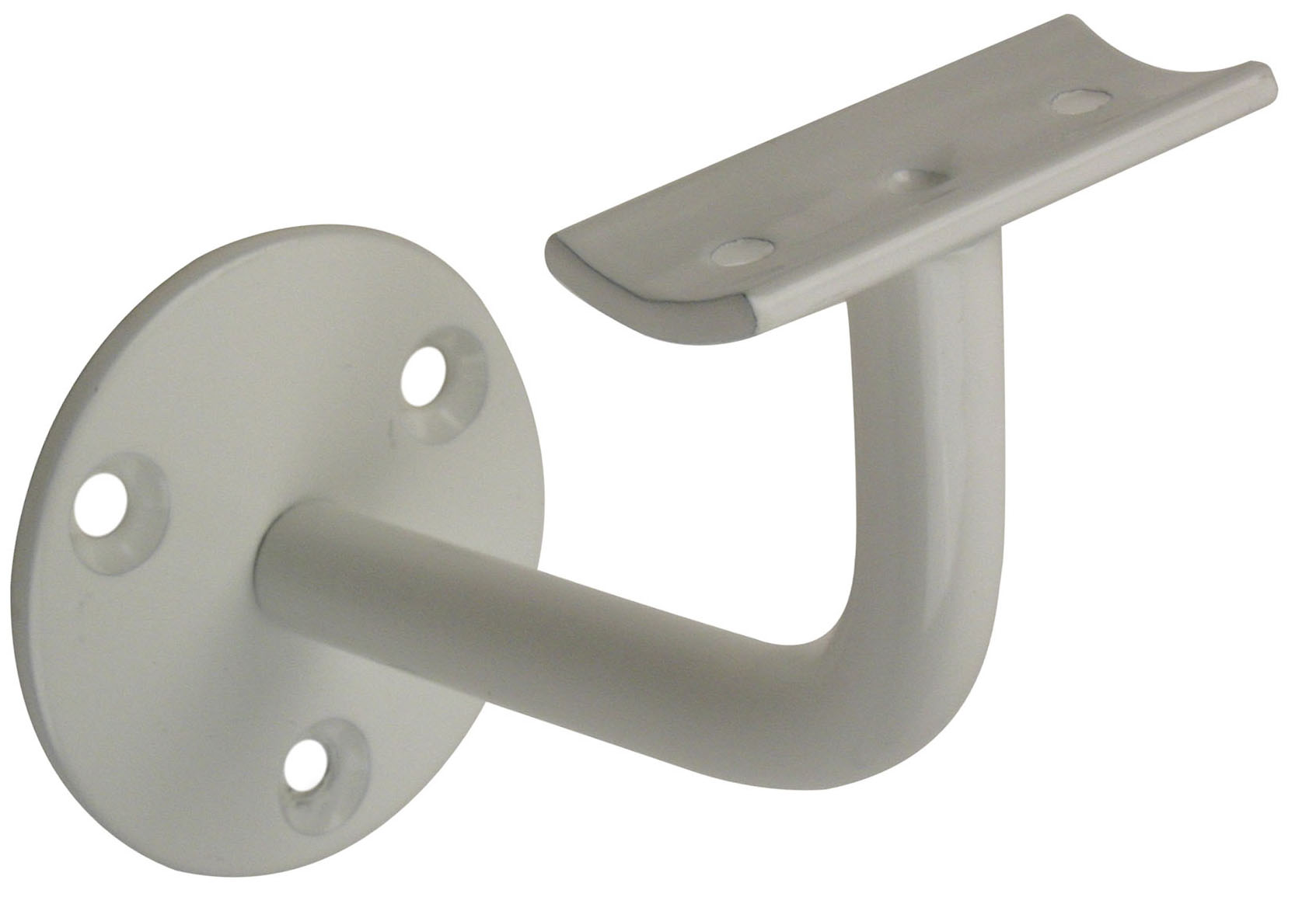 PN Gelænderholder pulverlakeret Hvid 