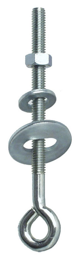 PN øjebolt m6 elforzinket - 100mm