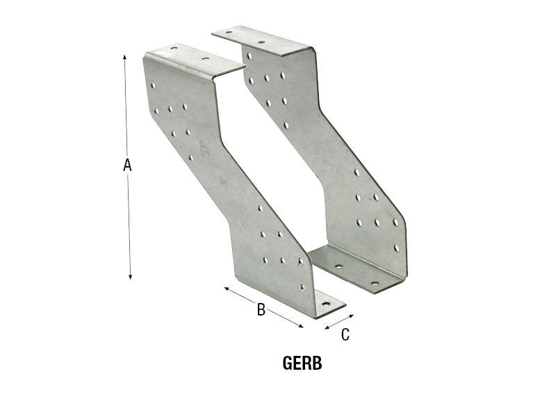 Simpson Gerberbeslag - 150mm 
