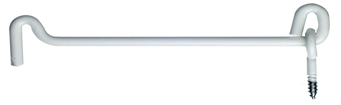 PN stormkrog pulverlakeret hvid - 155mm