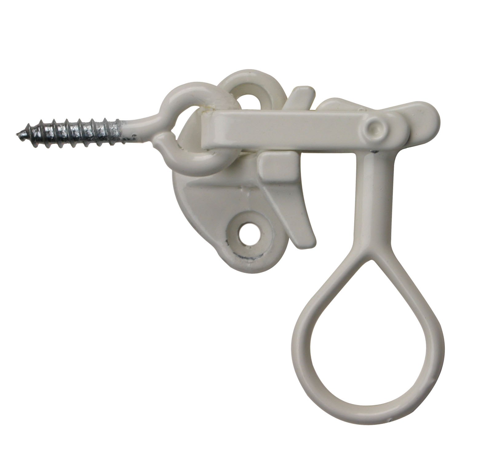 PN anverfer med øsken pulverlakeret hvid