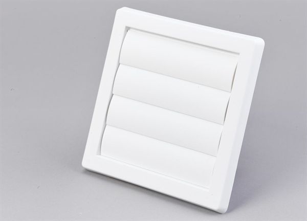 DUKA lamelventil 70/10C grå 150x150xØ100mm