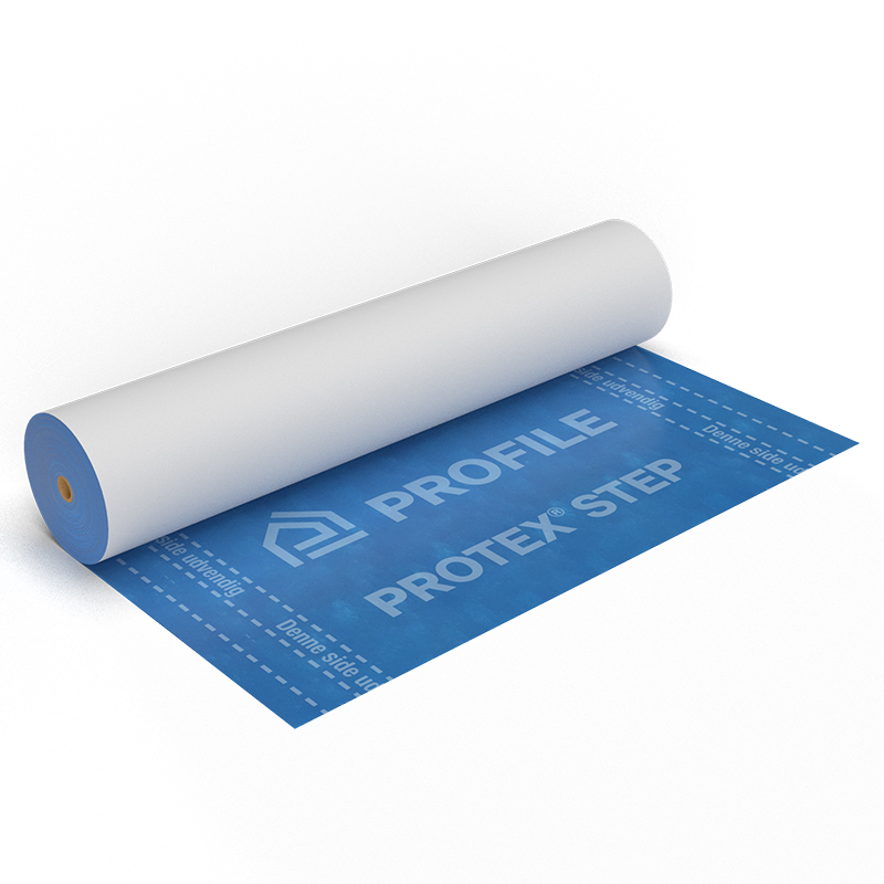 Protex Step Undertag Blå/hvid - 1,5x50m