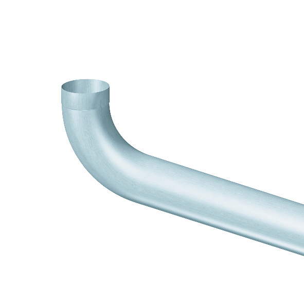 Rheinzink Udhængsbøjning 72° CL walsblank   - 76x0,7mm