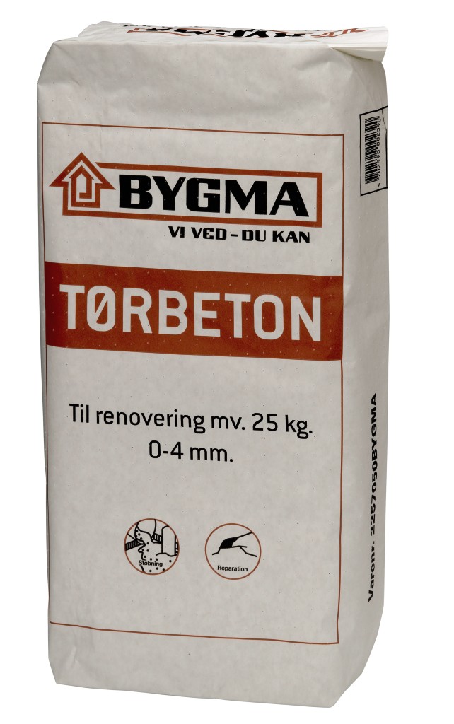 Bygma Tørbeton 0-4mm - 25kg