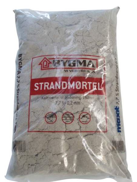 Bygma 7,7% strandmørtel 0-2mm - 15l