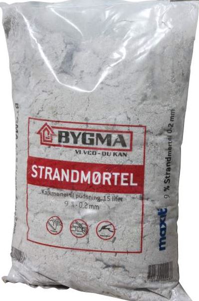 Bygma Strandmørtel 9% 0-2mm - 15l