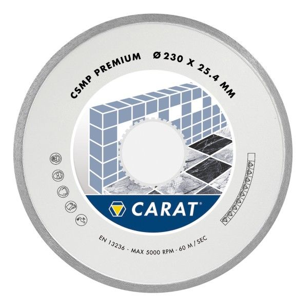 Carat fliseklinge CSMP-silent 180mm