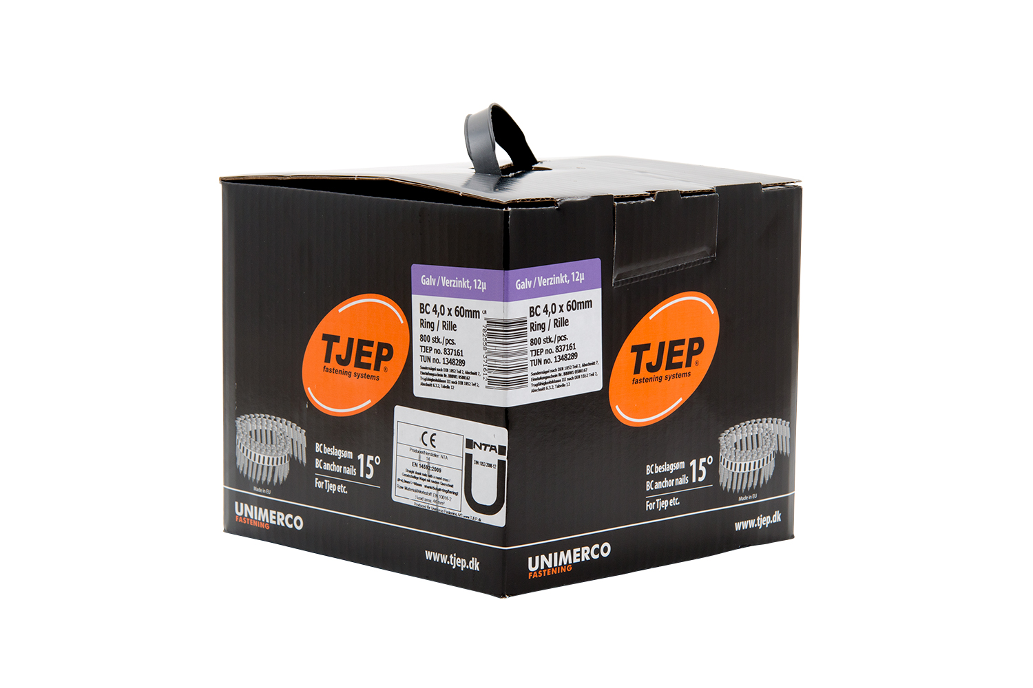TJEP Beslagsøm BC - 4x60mm - 800 stk/pk