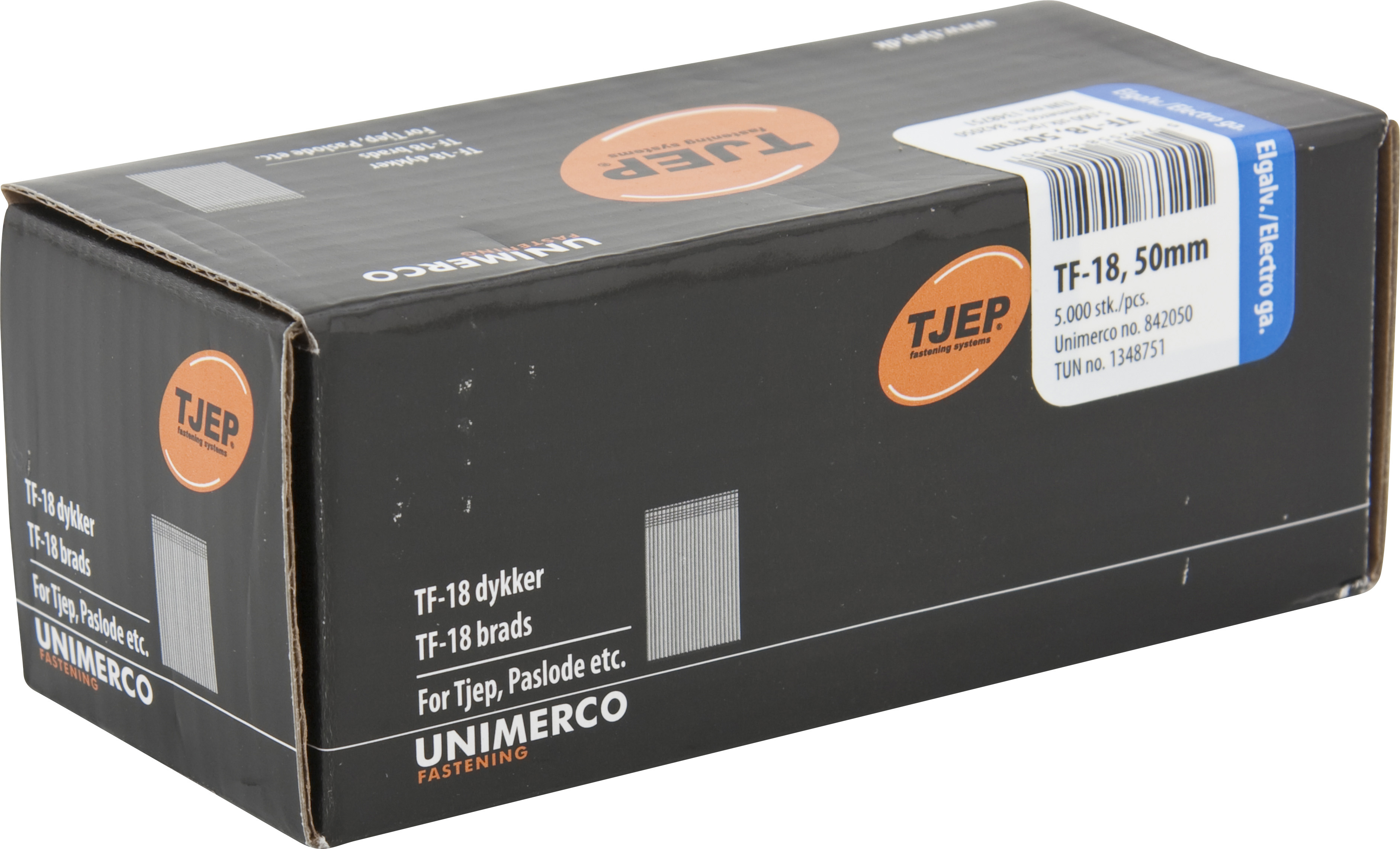 TJEP Stifter TF18 1,2x50mm - 5000 stk/pk