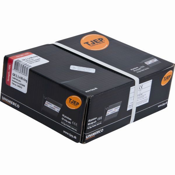 TJEP Ringsøm gr Varmgalv. - 3,1x98mm - 2880 stk/pk