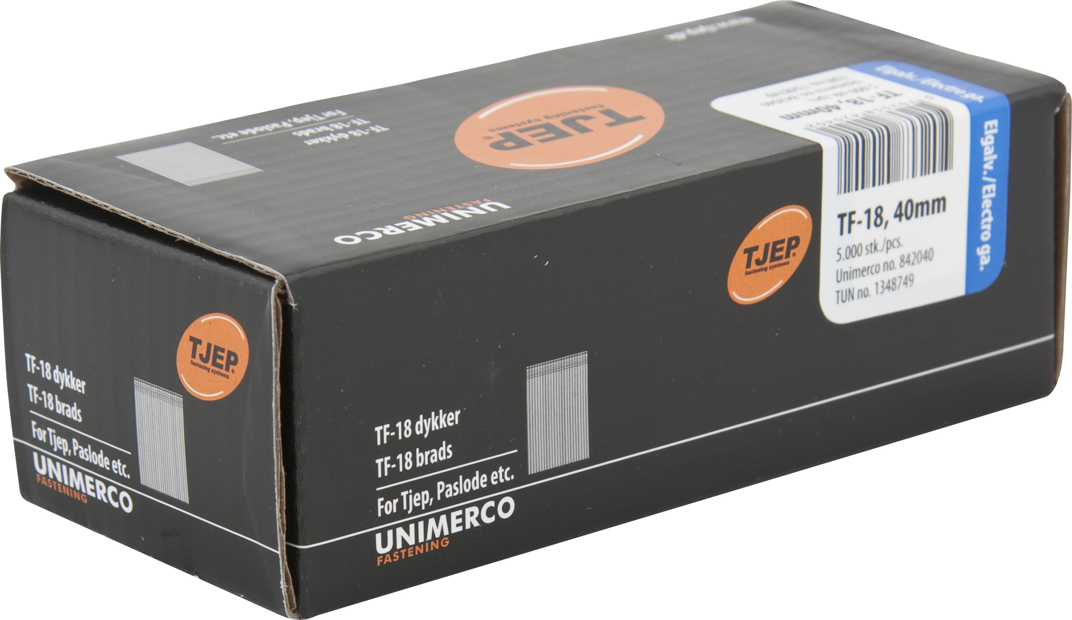 TJEP Stifter TF18 - 1,2x40mm - 5000 stk/pk