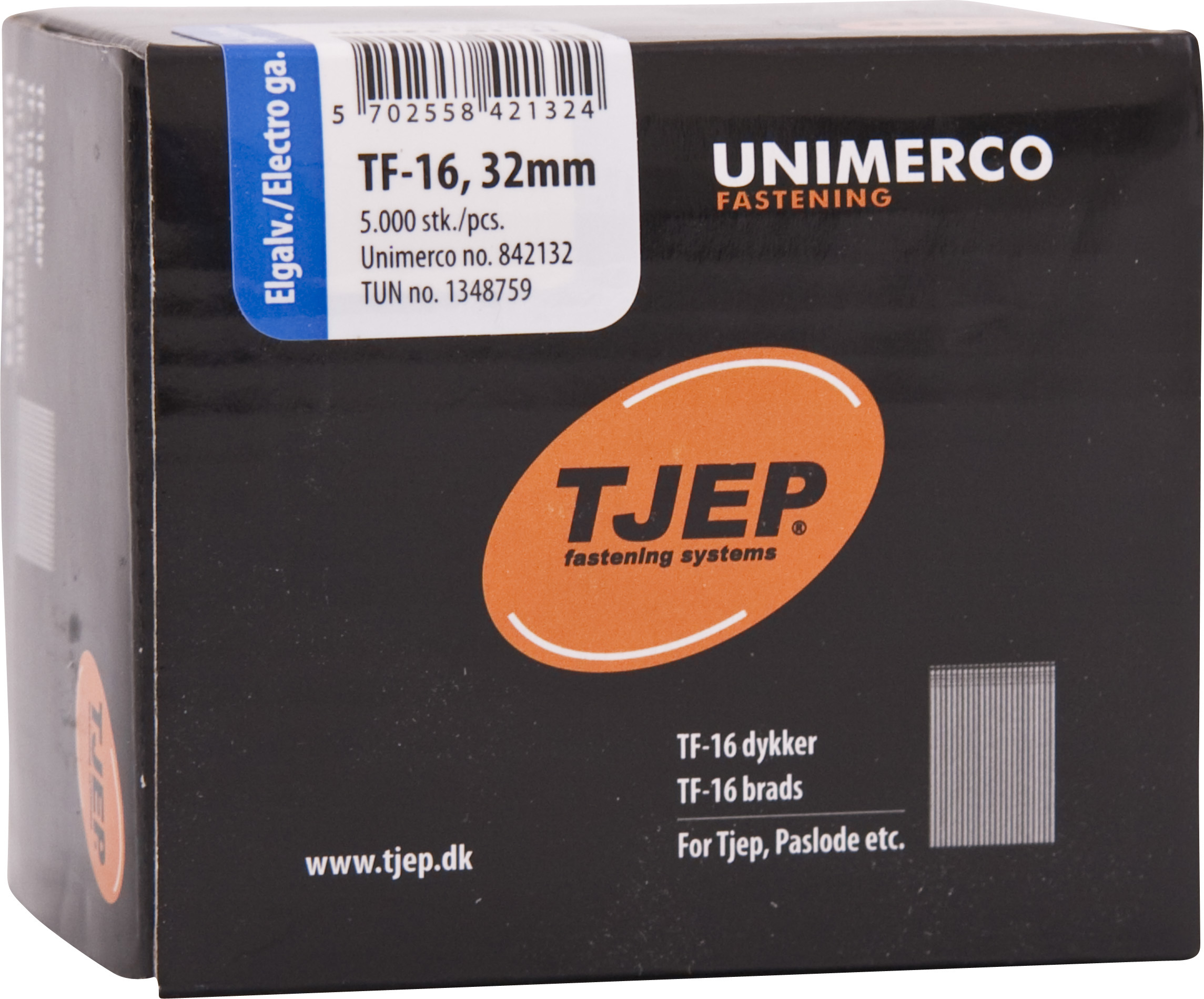 TJEP Dykker Tf16 - 1,6x32mm - 5000 stk/pk