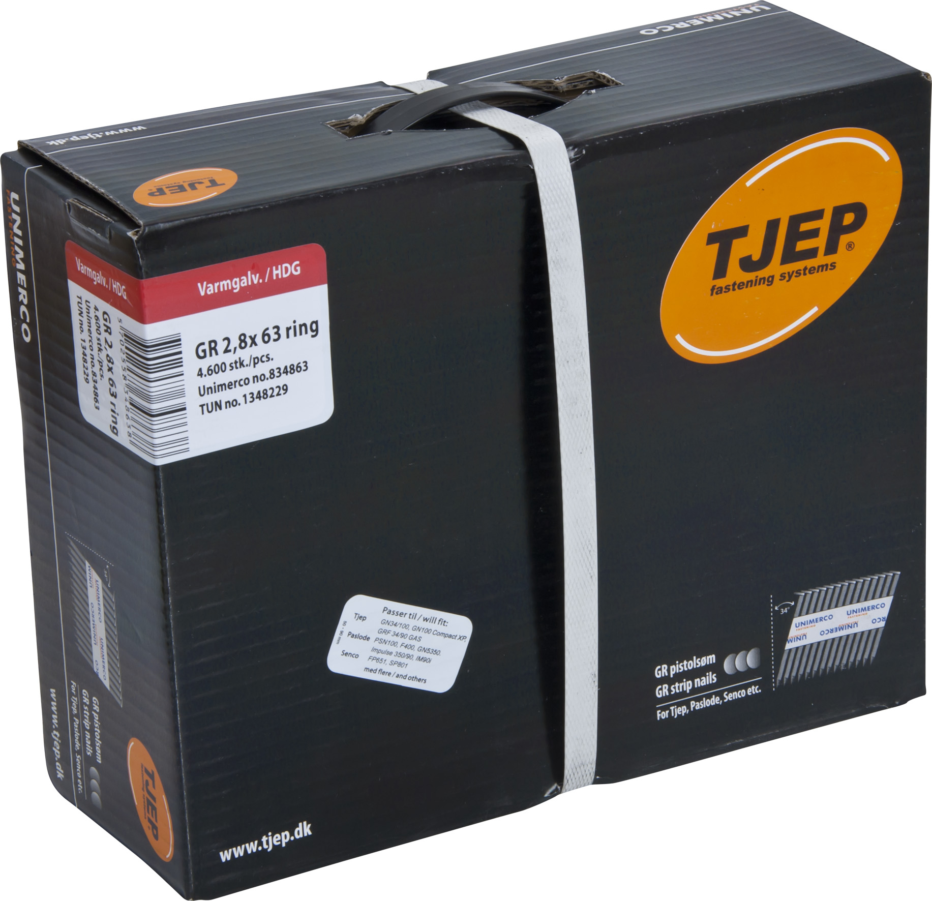 TJEP Ringsøm 2,8x63mm - 4600 stk