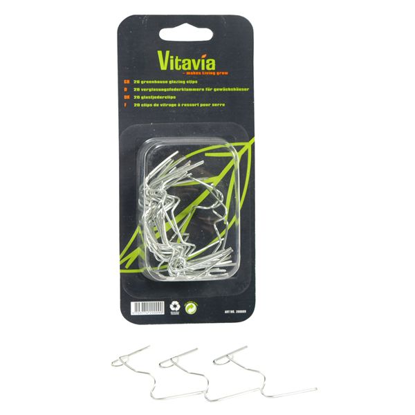 Vitavia Glasclips drivhuse - 20stk