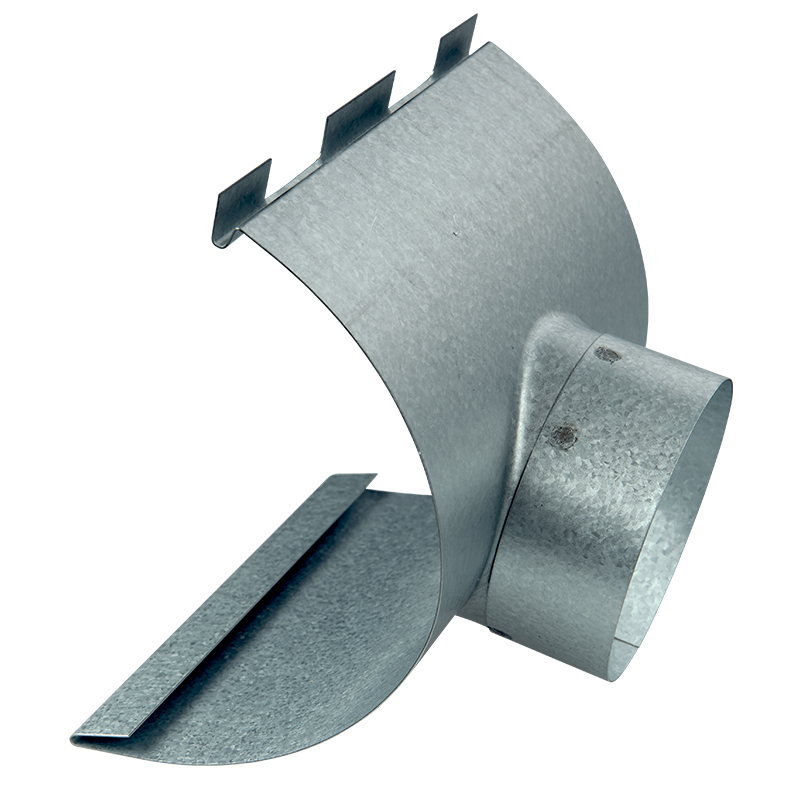 Plastmo Tudstykke - Str. 11 - Ø75  AluZink 