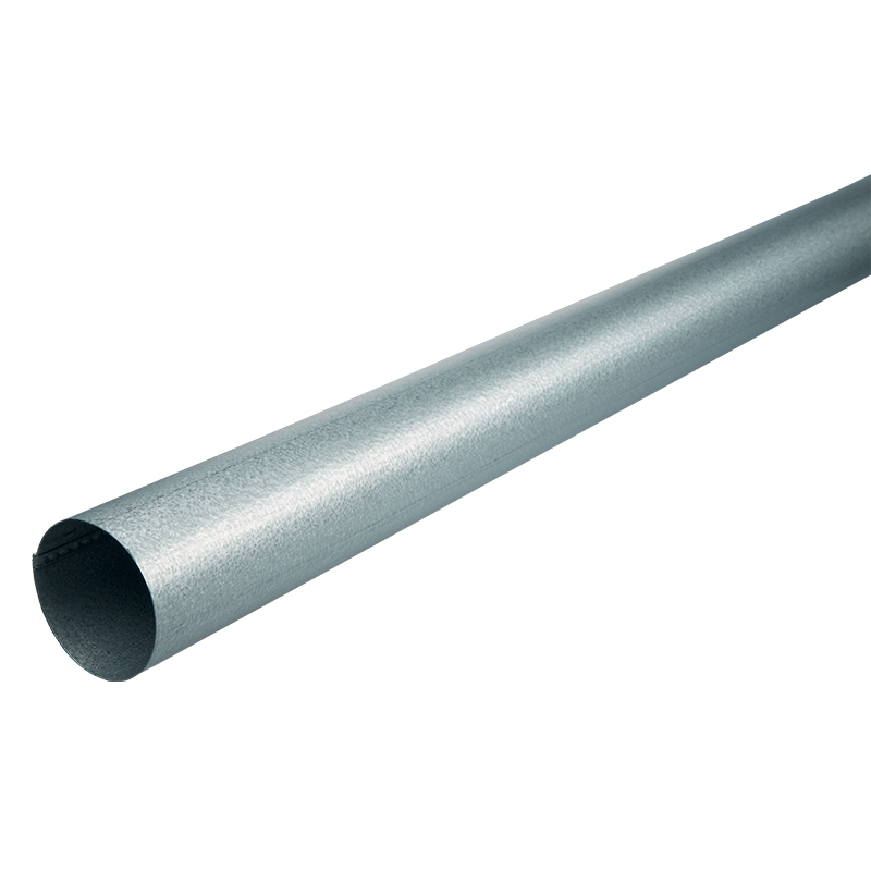 Plastmo AluZink Nedløbsrør - Ø90 - 3 meter
