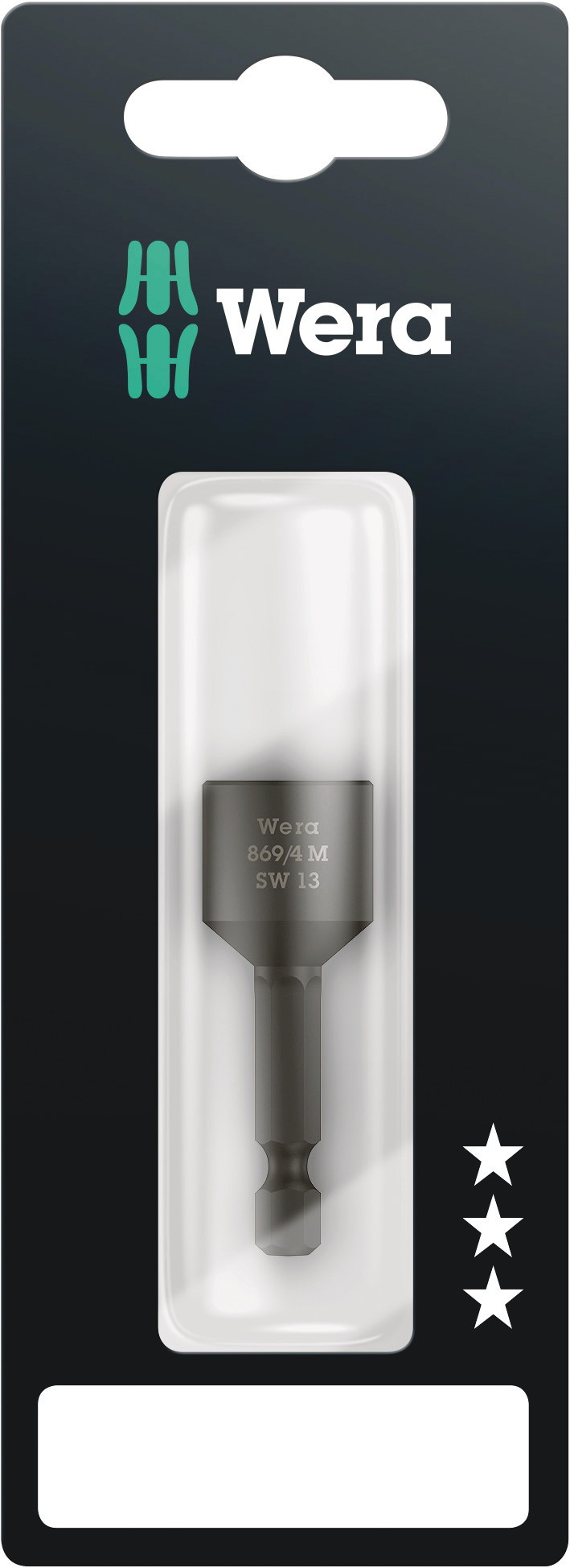 Wera Magnet Top 869/4m SB SW - 13x50mm