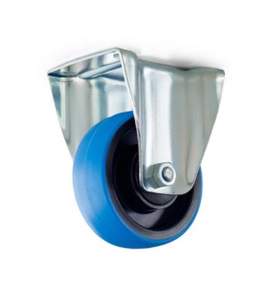 Habo Containerhjul Drejeligt Fast - Ø100mm