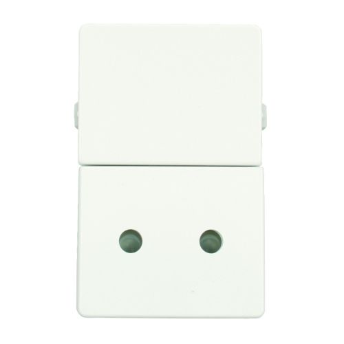 Stikkontakt enkel hvid