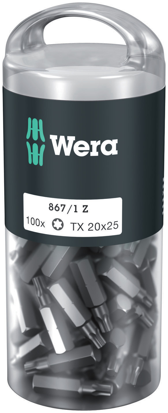 Wera 867/1z Bitsæt - 100 Dele TX20 - 25mm 