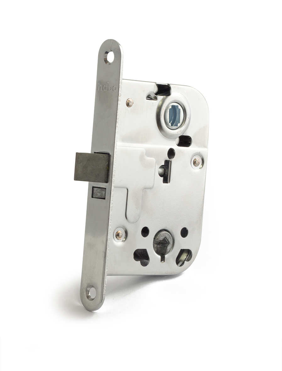 Habo Låsekasse falle/rigle indvendig krom
