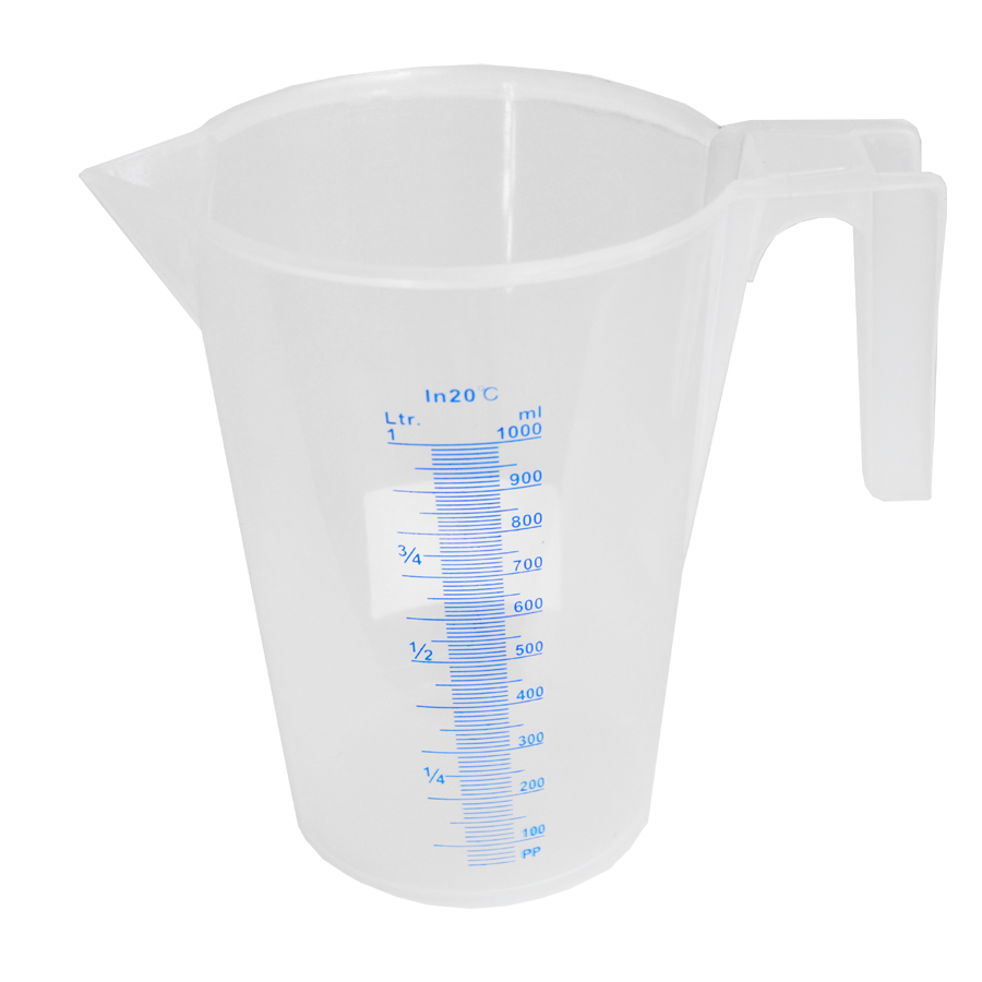 Hallbauer Plastkande 1 L.