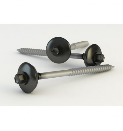 Swisspearl 100 Tagskrue Sortblå - 6x100mm - 400 stk/pk