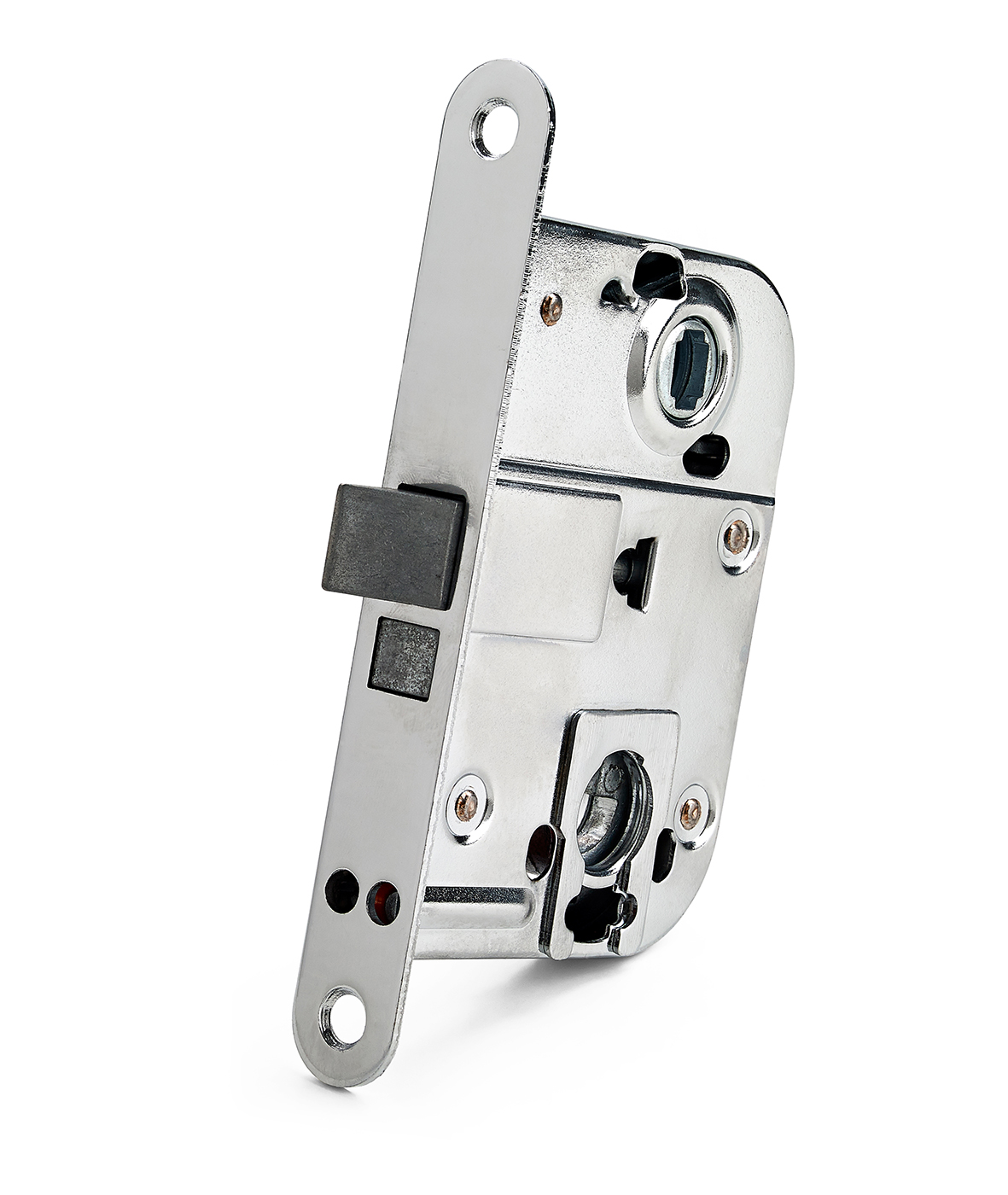 Habo Låsekasse krom til oval cylinder