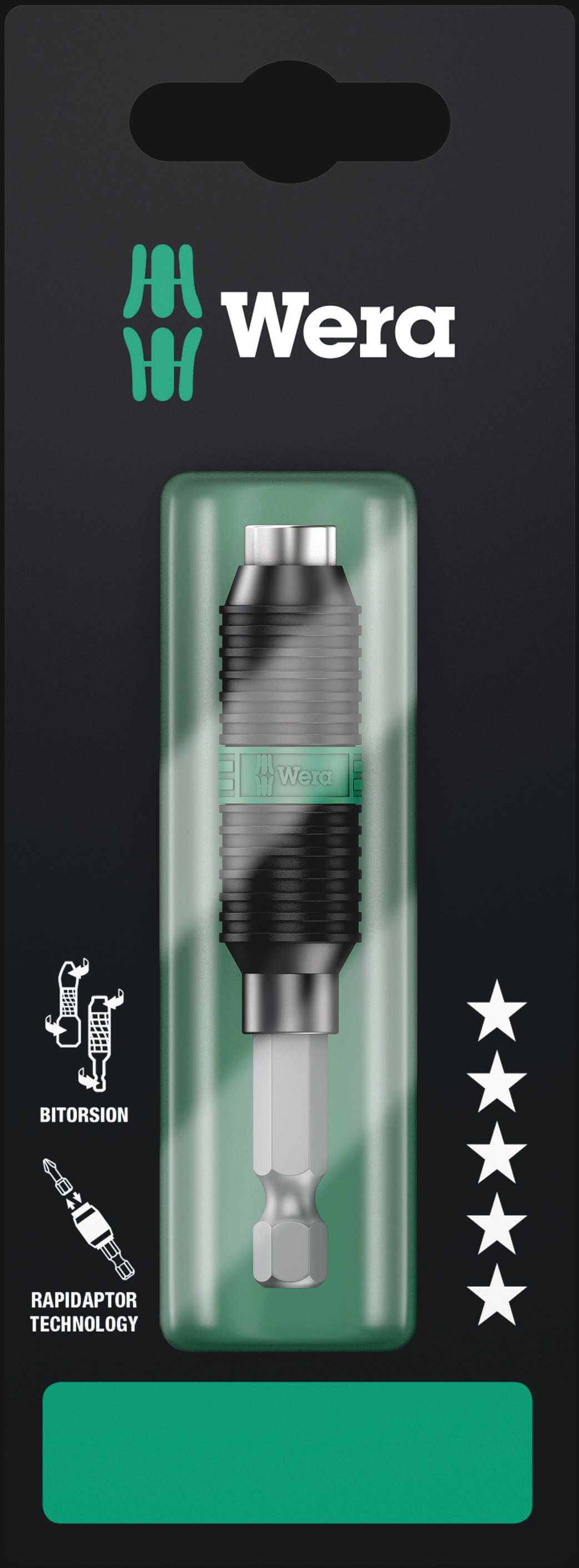 Wera Bitsholder 897/4R SB  1/4"" - 75mm