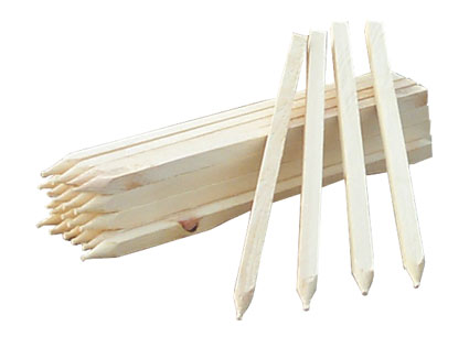 Sydvesta Afsætningspæl m/rød top - 2,5x2,5x90cm