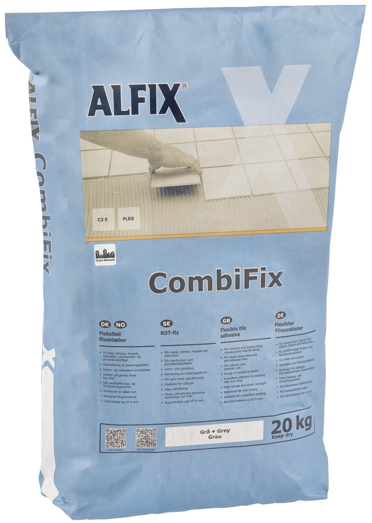Alfix Fliseklæb - Combifix Flexklæber - 20kg