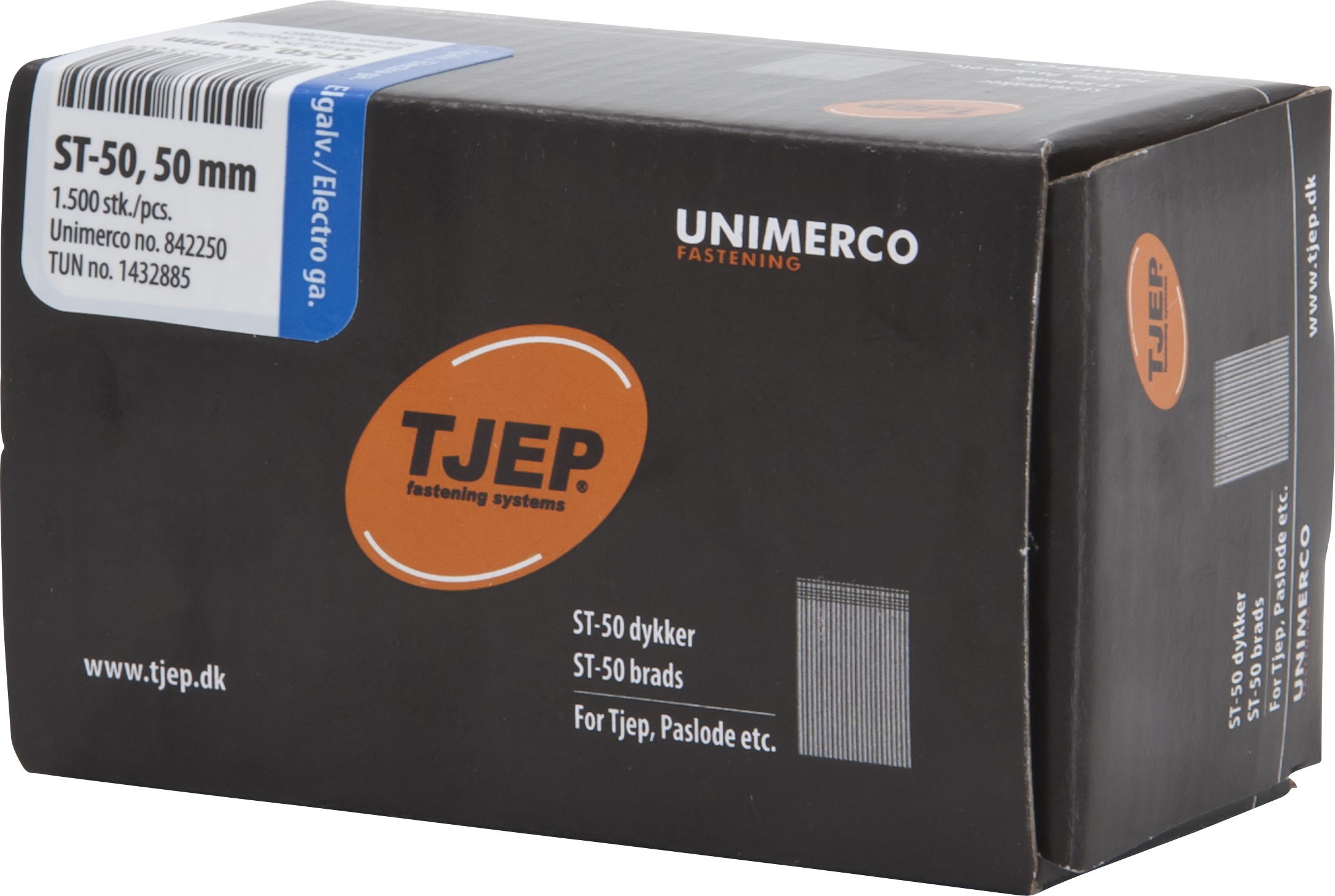 TJEP Ståldykker ST-50 50mm - 3000 stk/pk