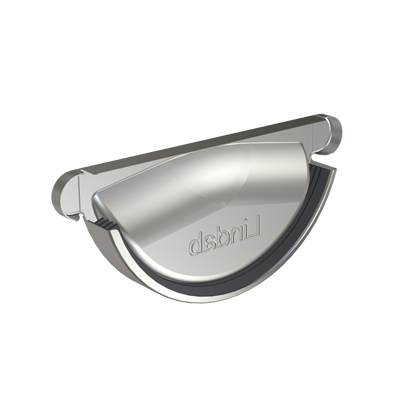 Lindab Rainline Endebund rg - 125mm