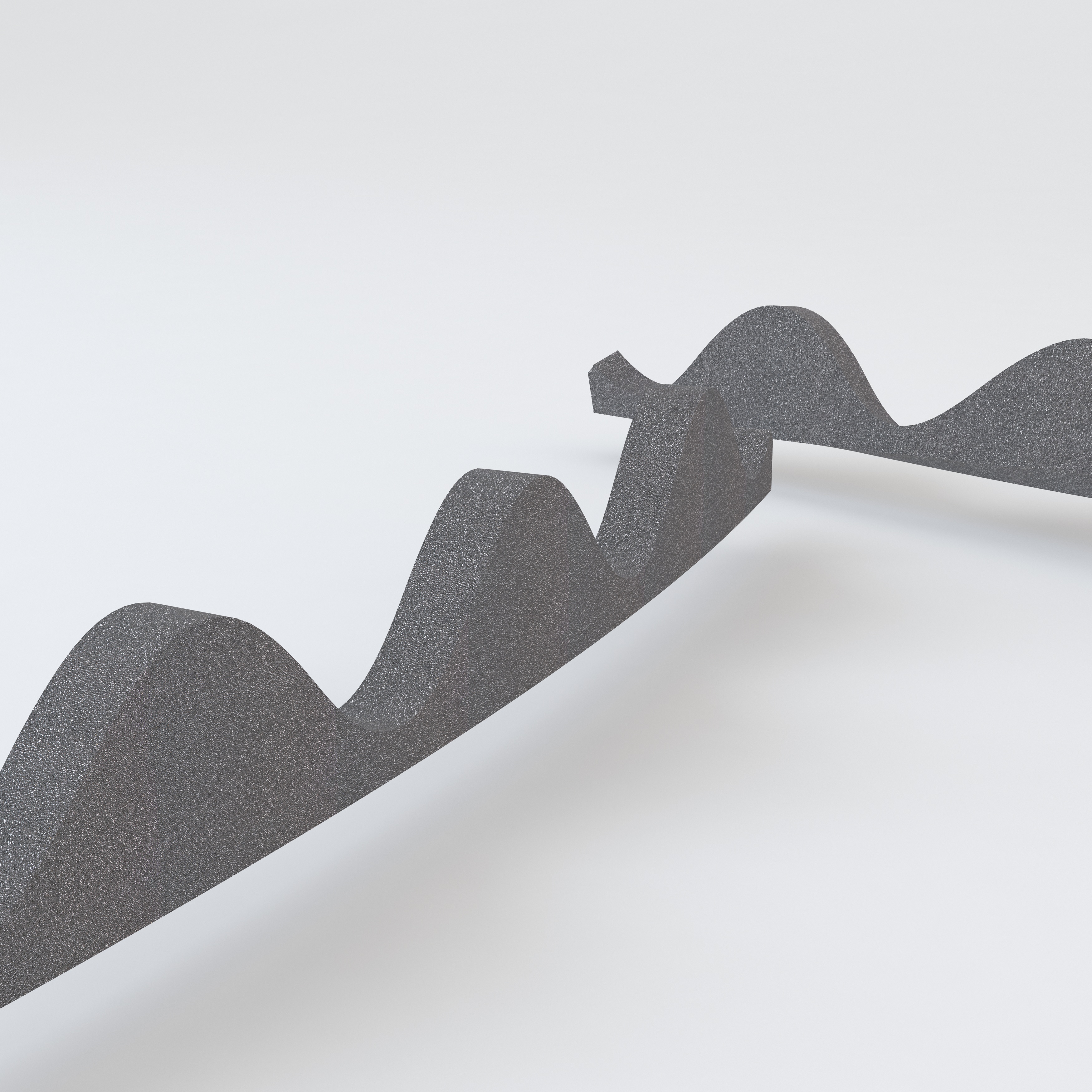 Swisspearl Skumbølgeklods B9 max Sort - 1062x25mm